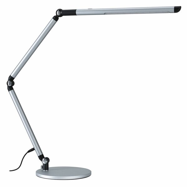 PAULMANN LED stolní lampa na psací stůl 3-krokové-stmívatelné flexibilní rameno CCT 9,5W stříbrná mat