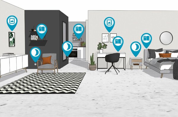 PAULMANN LED stolní lampa na psací stůl 3-krokové-stmívatelné flexibilní rameno CCT 9,5W stříbrná mat