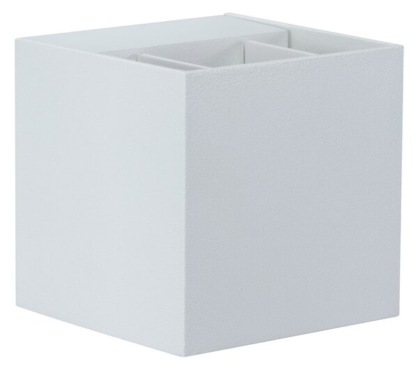 Paulmann 18001 Special Line Cybo, bílé nástěnné svítidlo s možností úpravy úhlu svícení, 2x3W LED 2700K, výška 8cm, IP65