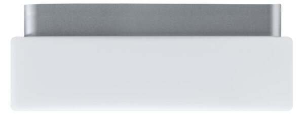 Osmont FLO67276 Flora 1, nástěnné/stropní svítidlo v obdélníkovém tvaru, LED 8W 3000K, délka 22,5cm, stříbrná