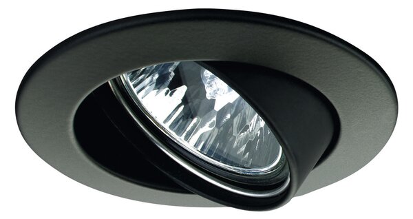 Paulmann 17951 bodovka kulatá výklopná, 1x50W, černá, IP23, GU5,3 51 mm