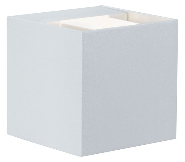 Paulmann 18001 Special Line Cybo, bílé nástěnné svítidlo s možností úpravy úhlu svícení, 2x3W LED 2700K, výška 8cm, IP65