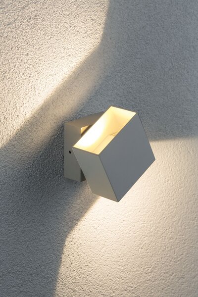 Paulmann 18003 Special Line Cybo, bílé nástěnné svítidlo se svícením nahoru-dolu, 2x3W LED 2700K, výška 9,3cm, IP65
