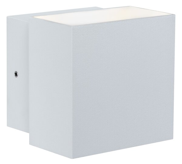 Paulmann 18003 Special Line Cybo, bílé nástěnné svítidlo se svícením nahoru-dolu, 2x3W LED 2700K, výška 9,3cm, IP65