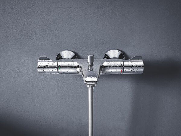 Grohe Grohtherm 800 vanová baterie na stěnu s termostatem chrom 34567000