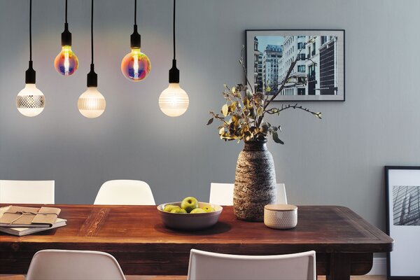 Paulmann LED žárovka Fantastic Color, 5W LED E27 stmívatelná, výška 16,5cm