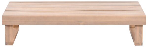 Zahradní konferenční stolek MARETTIMO 60 cm 110 cm Certifikované akáciové dřevo Světle hnědá