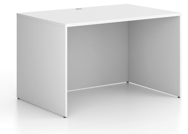 Kancelářský psací stůl FRAME, 120x80 cm, bílá