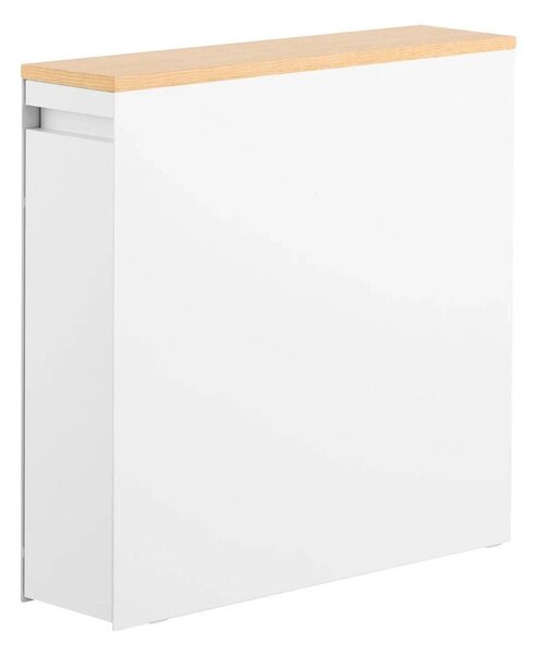 Bílý kovový koupelnový regál 14x55 cm Tower – YAMAZAKI