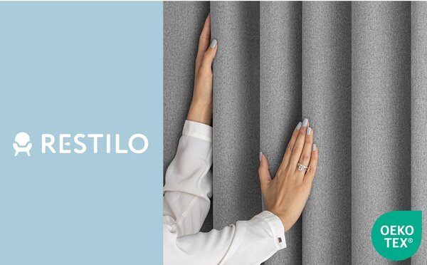 Šedý zatemňovací závěs 140x250 cm Corita – Restilo