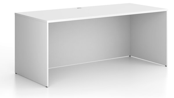 Kancelářský psací stůl FRAME, 180x80 cm, bílá