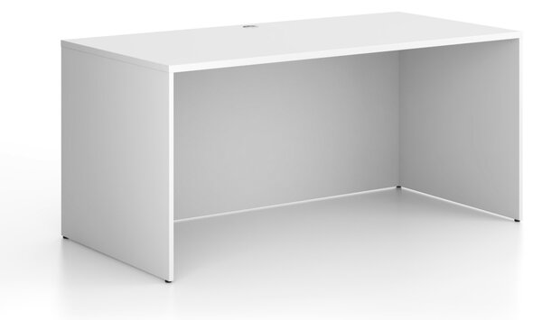Kancelářský psací stůl FRAME, 160x80 cm, bílá
