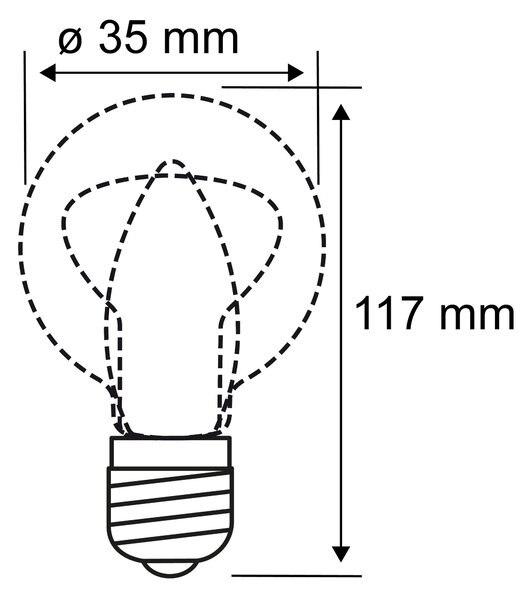 Paulmann 28777 LED žárovka Candle, 5W LED 1800 - 3000K dim-to-warm stmívatelná, výška 11,7cm