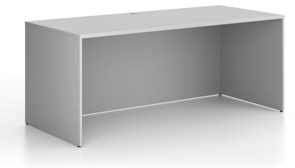 Kancelářský psací stůl FRAME, 180x80 cm, šedá