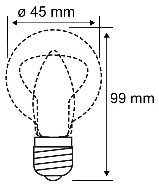 Paulmann 28778 LED žárovka Drop, 5W LED 1800 - 3000K dim-to-warm stmívatelná, výška 9,9cm