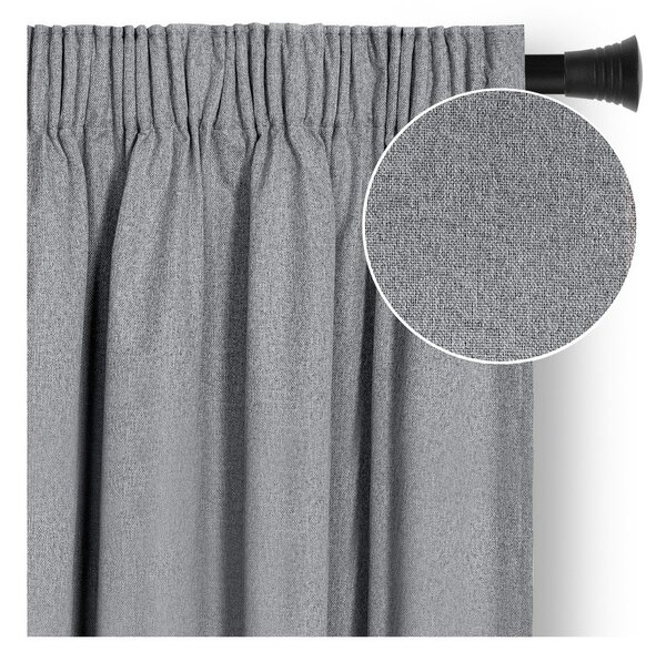 Šedý zatemňovací závěs 140x250 cm Corita – Restilo