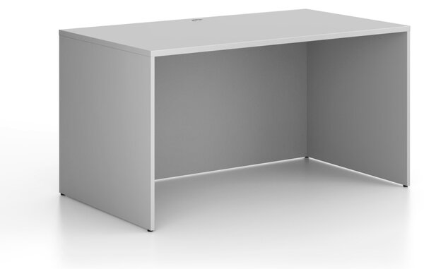 Kancelářský psací stůl FRAME, 140x80 cm, šedá