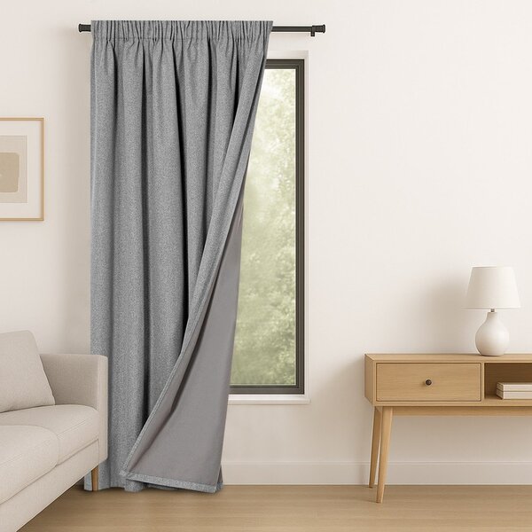 Šedý zatemňovací závěs 140x250 cm Corita – Restilo