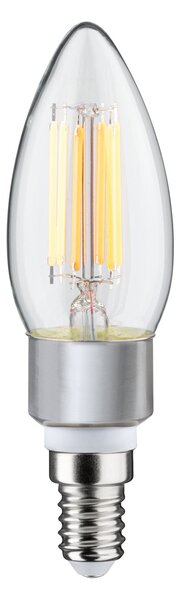Paulmann 28777 LED žárovka Candle, 5W LED 1800 - 3000K dim-to-warm stmívatelná, výška 11,7cm