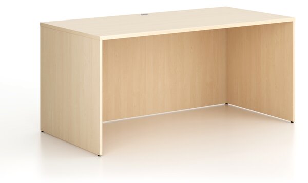 Kancelářský psací stůl FRAME, 160x80 cm, bříza