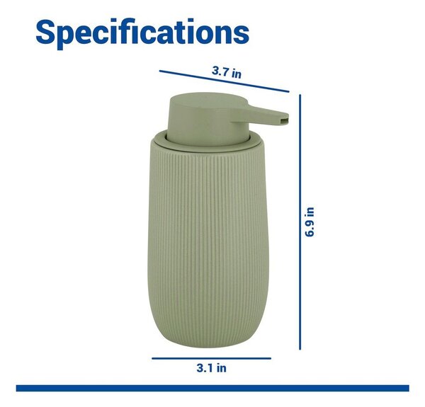 Zelený plastový dávkovač mýdla 400 ml Fablo – Wenko