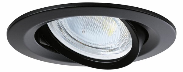 PAULMANN LED vestavné svítidlo Nova Coin 3ks sada kruhové 84mm 50° 3x2,8W 230V 4000K černá mat