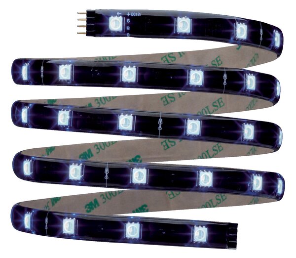 Paulmann 70319 YourLED Basic Set, rozšířitelný set 150cm LED pásky včetně dálkového ovladače, napaječe a kabeláže, 14,4W, RGB