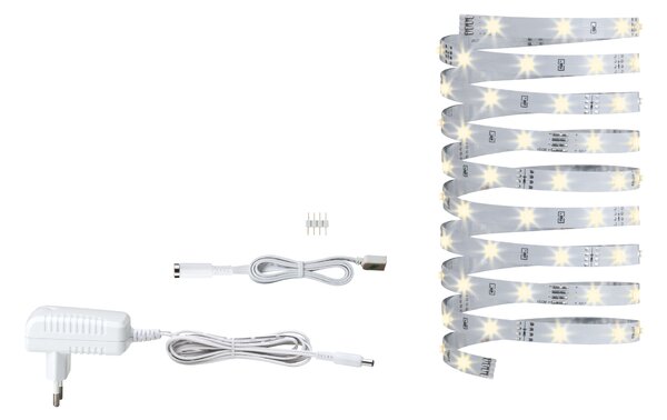 Paulmann ECO Basic Set, LED pásek s napáječem 6,8W LED, 300cm, 3000K