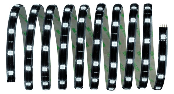 Paulmann 70322 YourLED Basic Set, rozšířitelný set 300cm LED pásky včetně dálkového ovladače, napaječe a kabeláže, 28,8W, RGB