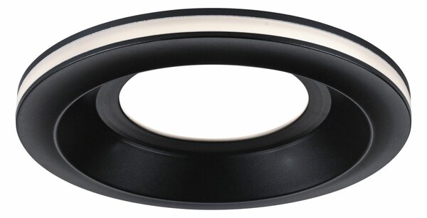 PAULMANN LED vestavné svítidlo Sormus samostatné svítidlo IP65 kruhové 100mm 4,8W / 1,5W / 230V 3000K černá