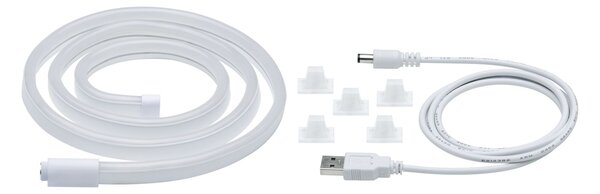 Paulmann 70563 Neon Colorflex USB pásek 1m 4,5W, 5V bílý plast, zelená