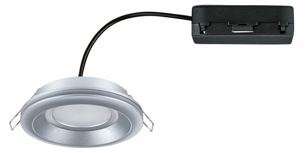 PAULMANN LED vestavné svítidlo Sormus samostatné svítidlo IP65 kruhové 100mm 4,8W / 1,5W / 230V 3000K matný chrom