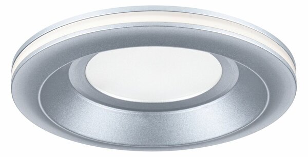 PAULMANN LED vestavné svítidlo Sormus samostatné svítidlo IP65 kruhové 100mm 4,8W / 1,5W / 230V 3000K matný chrom