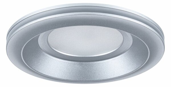 PAULMANN LED vestavné svítidlo Sormus samostatné svítidlo IP65 kruhové 100mm 4,8W / 1,5W / 230V 3000K matný chrom