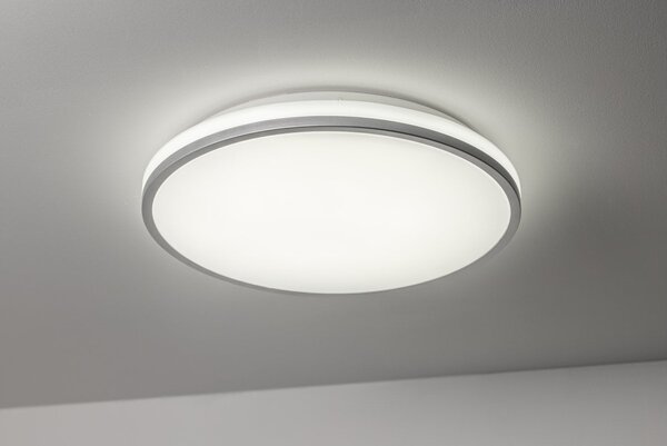 GTV Tula nástěnné svítidlo 1x24 W bílá-šedá LD-TUL24W-NW-80