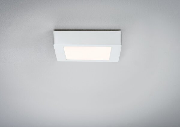 Paulmann 70644 Lunar, bílé stropní LED svítidlo, 10,5W LED 3000K, 17x17cm
