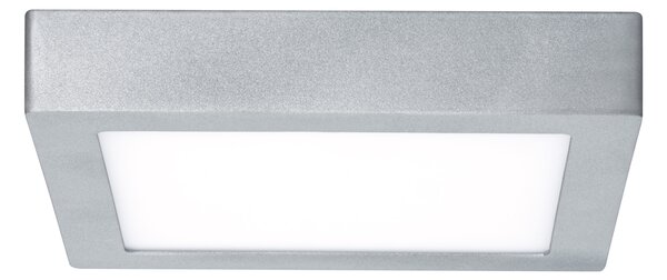 Paulmann 70649 Lunar, matně chromové stropní LED svítidlo, 12,5W LED 3000K, 22x22cm
