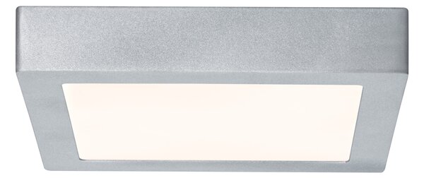 Paulmann 70649 Lunar, matně chromové stropní LED svítidlo, 12,5W LED 3000K, 22x22cm