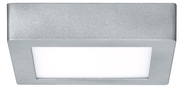 Paulmann 70648 Lunar, matně chromové stropní LED svítidlo, 10,5W LED 3000K, 17x17cm
