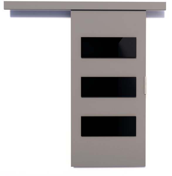 Posuvné dveře do interiéru 76 cm FABRIA - šedé
