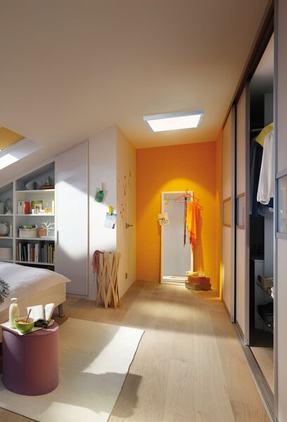 Paulmann 70652 Lunar, matně chromové LED svítidlo, 30W LED 3000K, 60x60cm