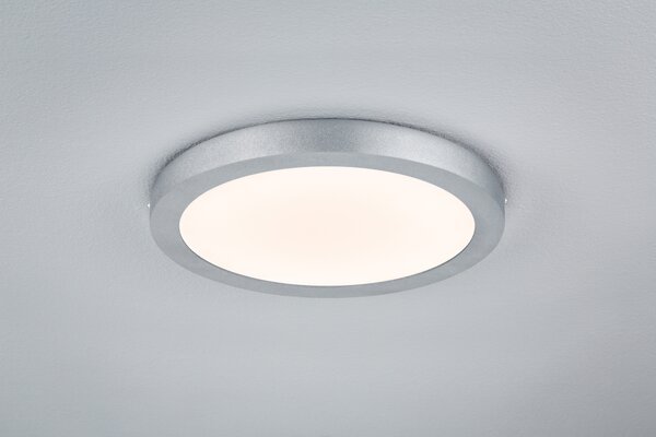Paulmann 70655 Lunar, matně chromové stropní LED svítidlo, 15,5W LED 3000K, prům. 30cm
