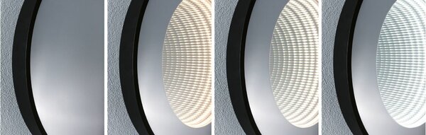 PAULMANN LED zrcadlo s osvětlením Miro IP44 měnitelná bílá 230V 11,5W zrcadlo/černá mat