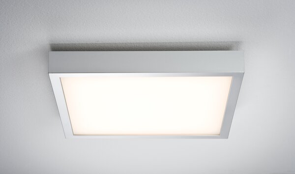 Paulmann 70651 Lunar, matně chromové stropní LED svítidlo, 20,5W LED 3000K, 40x40cm
