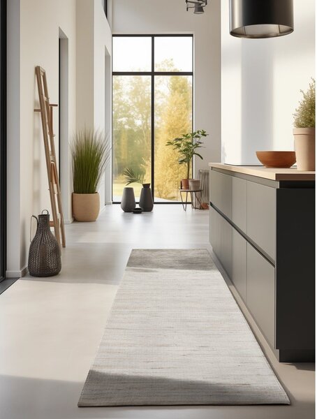 Oboustranný/ručně tkaný běhoun s příměsí juty ve světle přírodní barvě 80x200 cm Handloom – Hanse Home