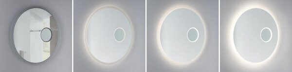 PAULMANN LED zrcadlo s osvětlením Mirra IP44 4000K / 230V 20W zrcadlo kulaté