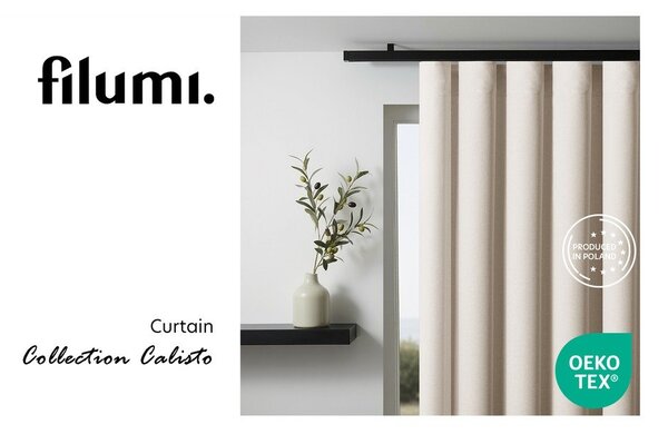Krémový dimout závěs 140x250 cm Calisto – Filumi