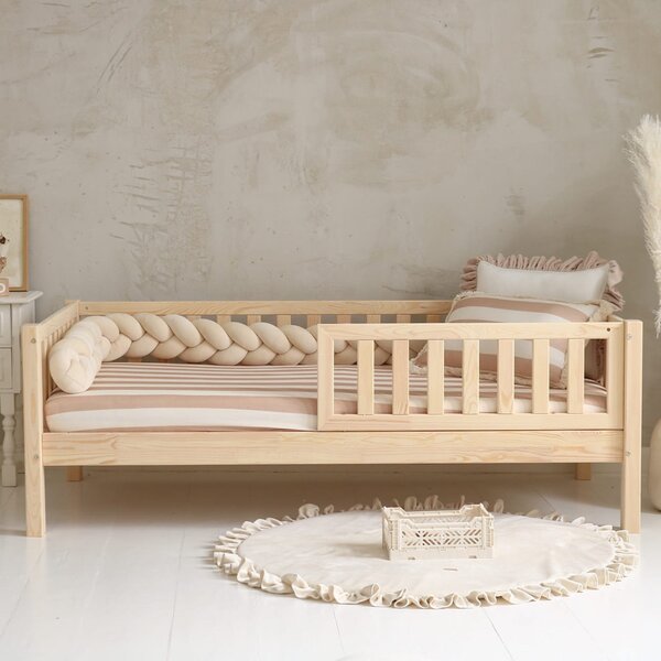 Dětská postel Basic Love 190x90 cm přírodní - 19 cm nožky