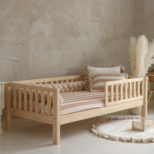 Dětská postel Basic Love 190x90 cm přírodní - 19 cm nožky