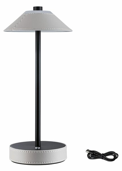 PAULMANN Mobilní stolní lampa Pellini CCT 2W béžová/černá mat